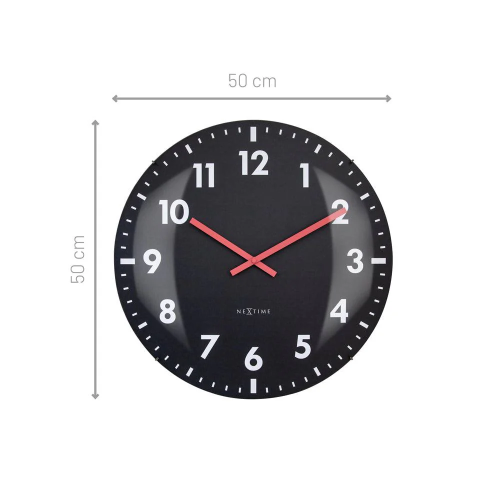 Duomo Wall Clock 50cm - Black - Image 7