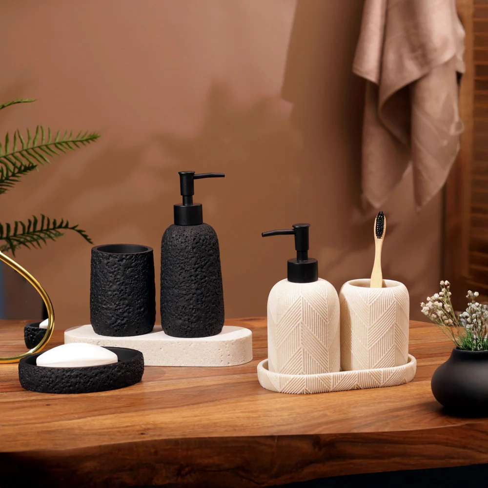 Earthtone 3-piece Bathroom Set - Cream - Image 10
