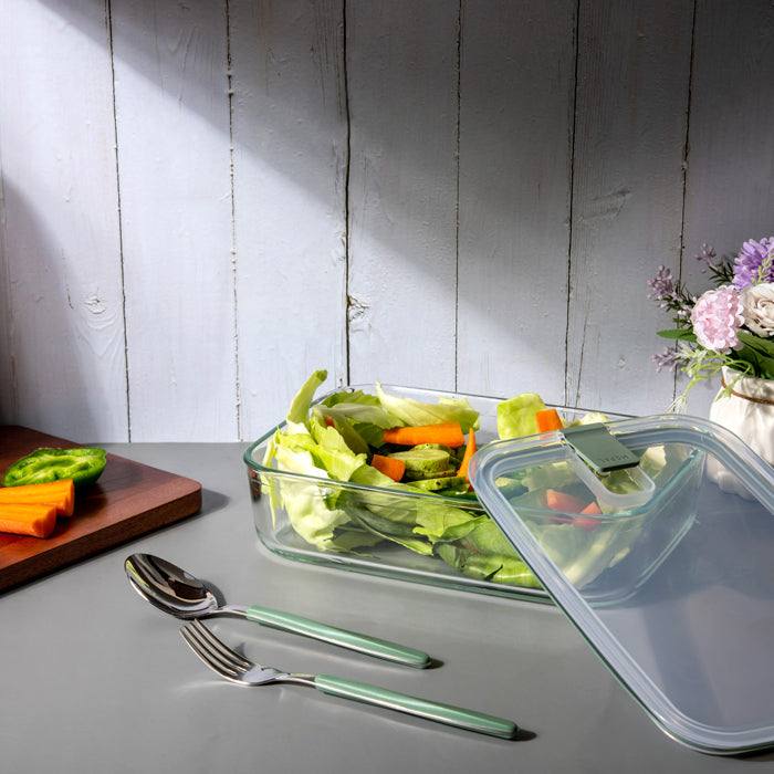 EasyClip Glass Storage Box 1500ml - Nordic Sage - Image 5