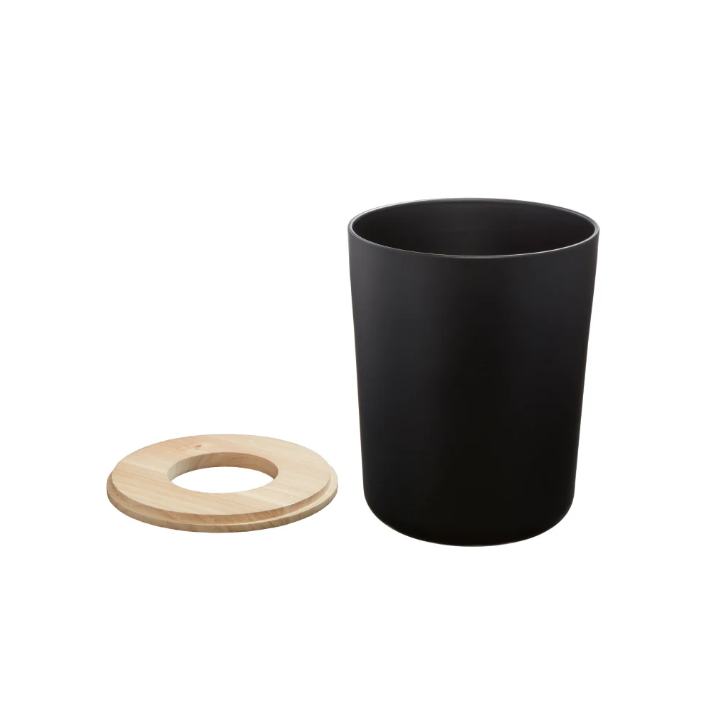 Eco Vanity Waste Bin - Matte Black - Image 5