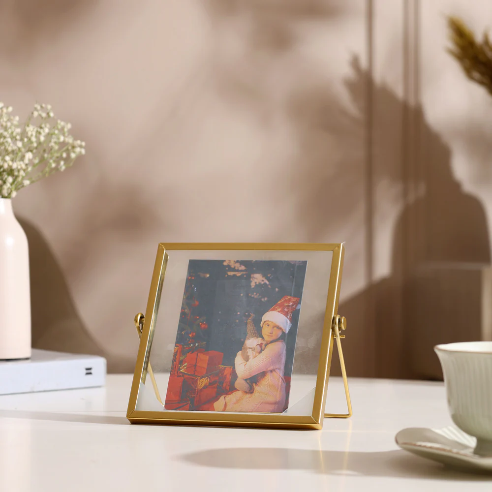 Edge Photo Frame Square - Gold - Image 2