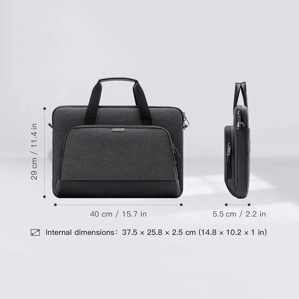 EdgeKeeper 360 Laptop Shoulder Bag - Dark Grey 15.6 Inches - Image 6