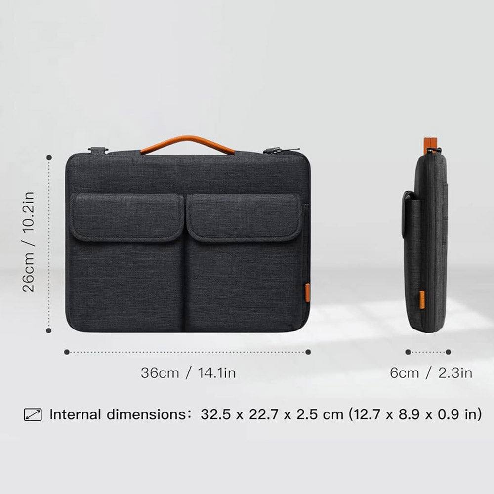 EdgeKeeper Laptop Bag - Black Grey 13 Inches - Image 4
