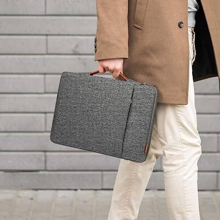 EdgeKeeper Laptop Briefcase - Grey 14 Inches - Image 11
