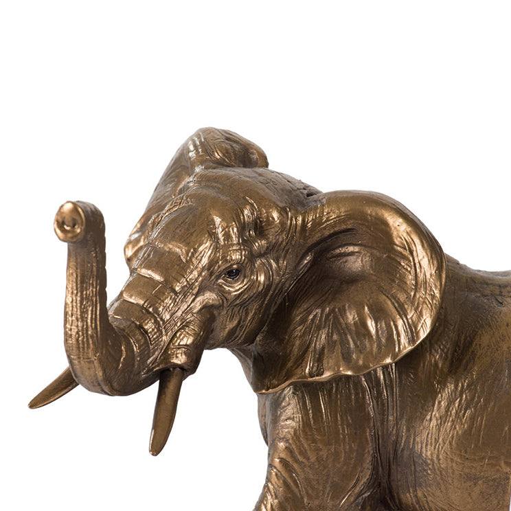 Elephant Bookends, Set of 2 - Bronze - Image 12