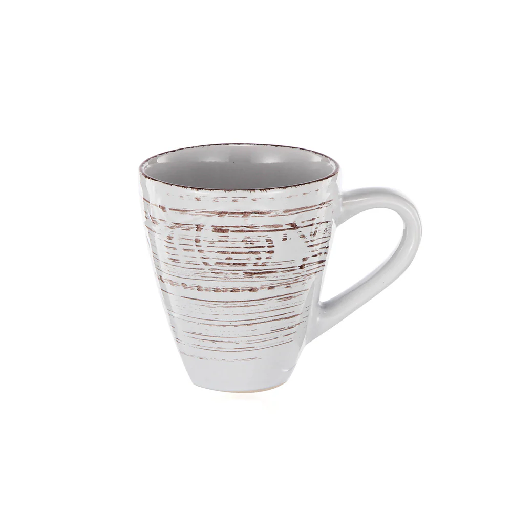 Ella Ceramic Coffee Mug - Vintage White - Image 3