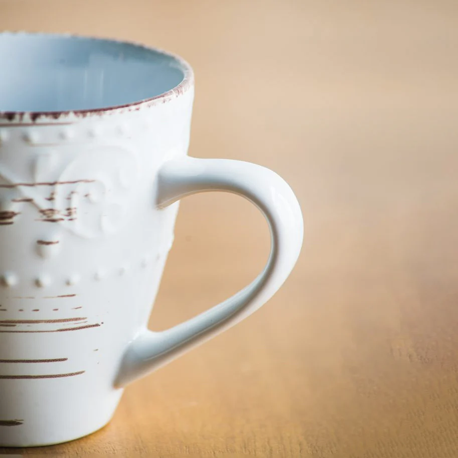 Ella Ceramic Coffee Mug - Vintage White - Image 9