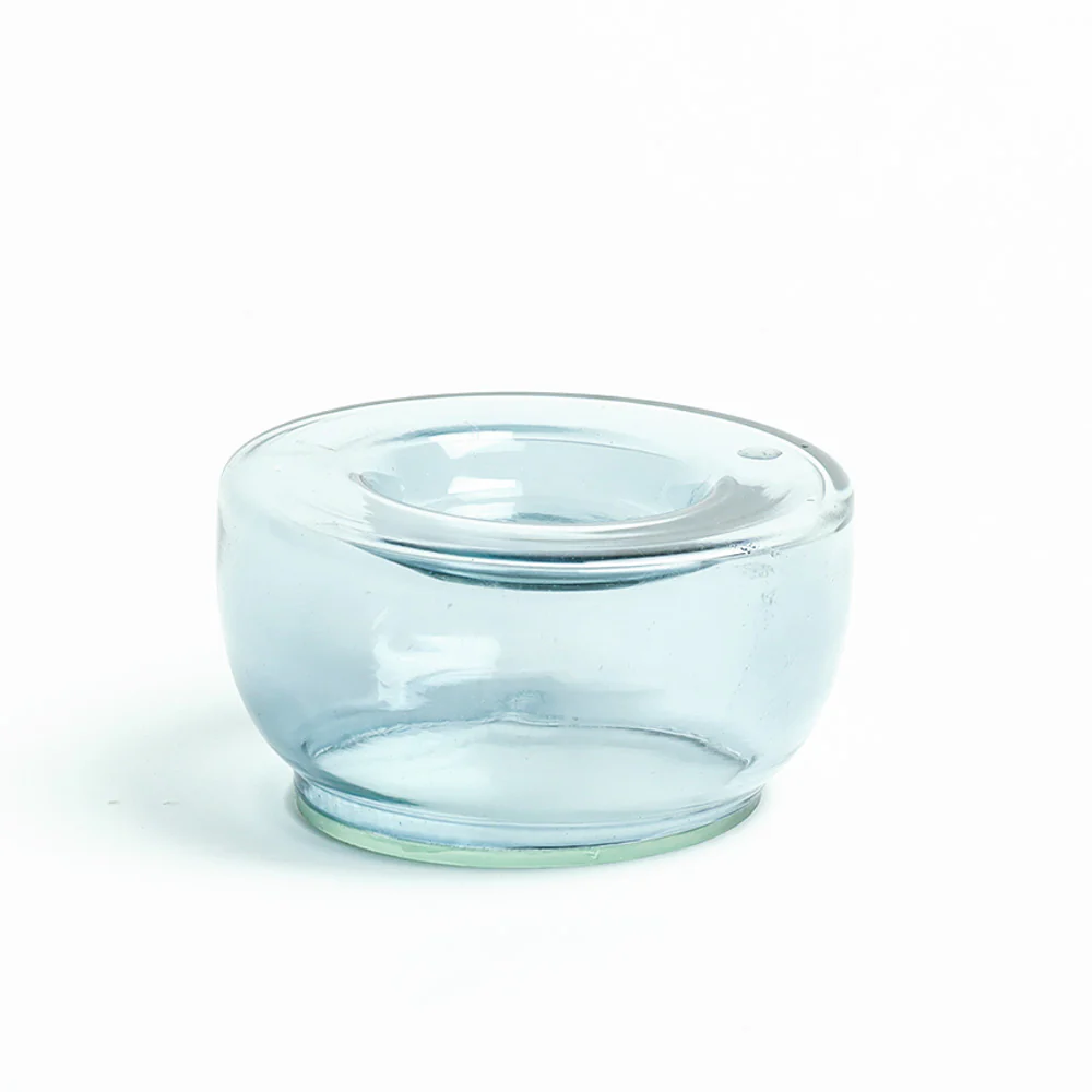 Ella Round Tealight Holders, Set of 2 - Aqua - Image 5