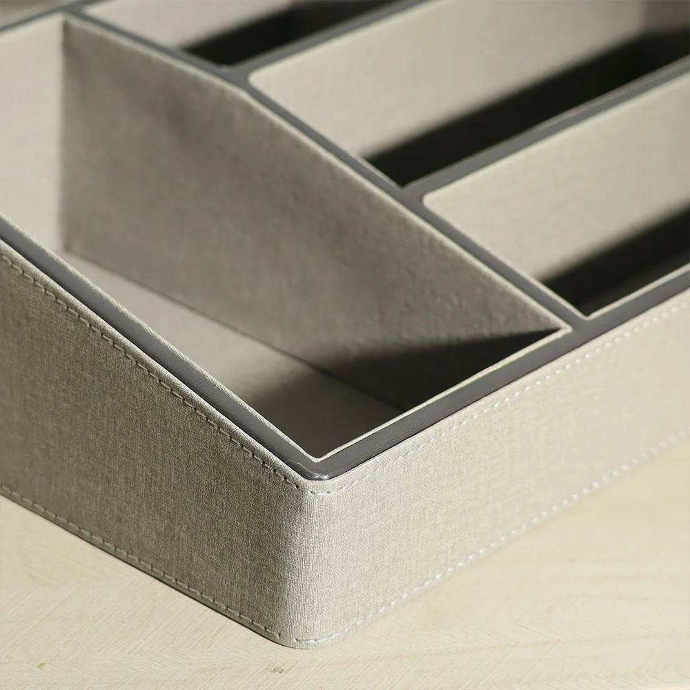 Elle Cosmetic Organiser - Patterned Grey - Image 5
