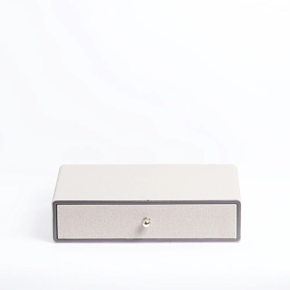 Elle Single Storage Drawer - Patterned Grey - Image 3