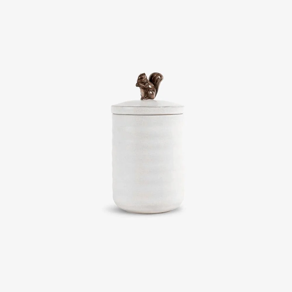 Ellen Tall Jar with Lid - Squirrel - Image 2