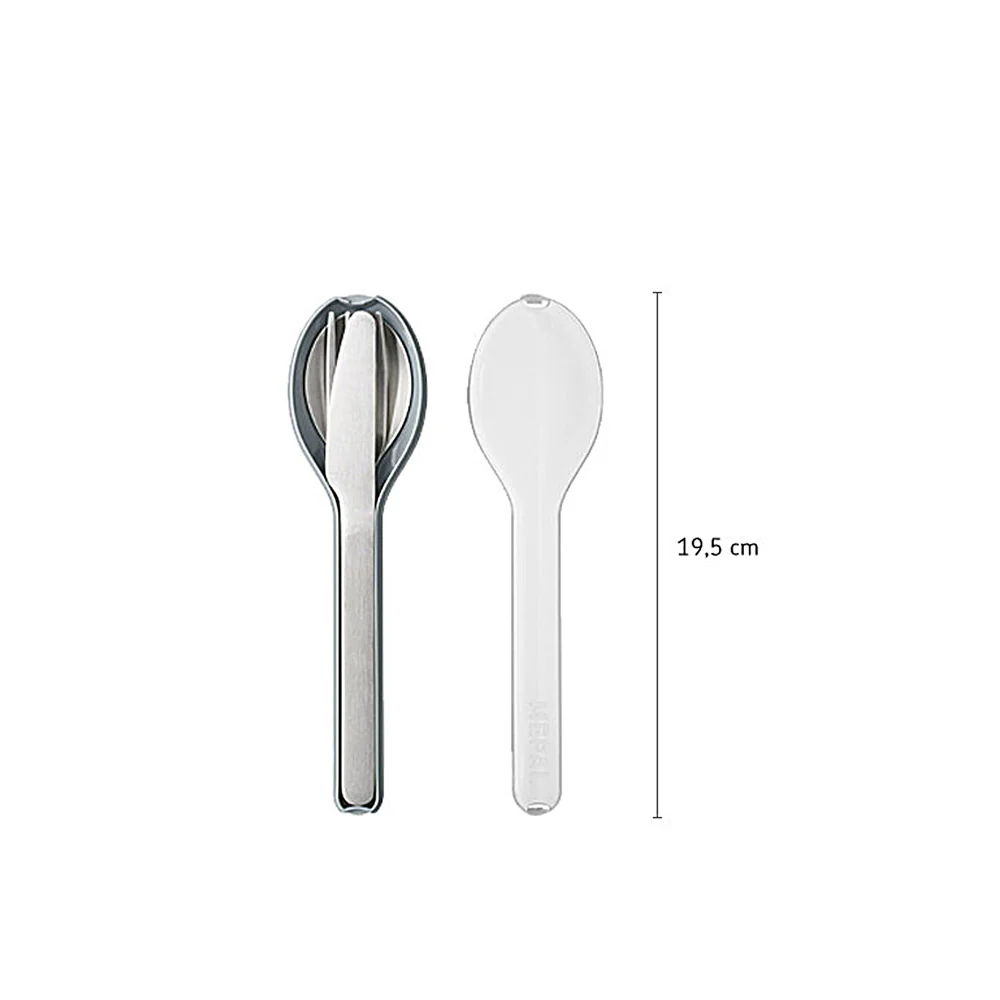 Ellipse 3-Piece Travel Cutlery Set - Vivid Blue - Image 7