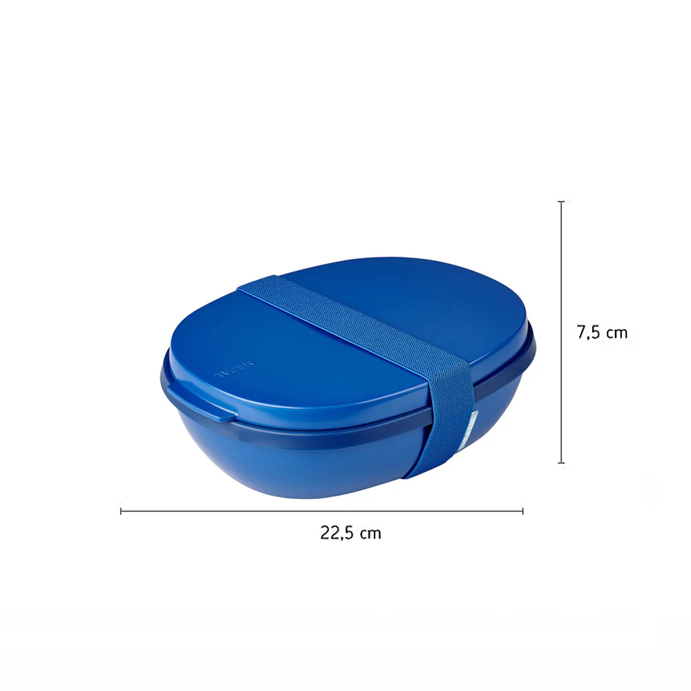 Ellipse Duo Lunchbox - Vivid Blue - Image 4