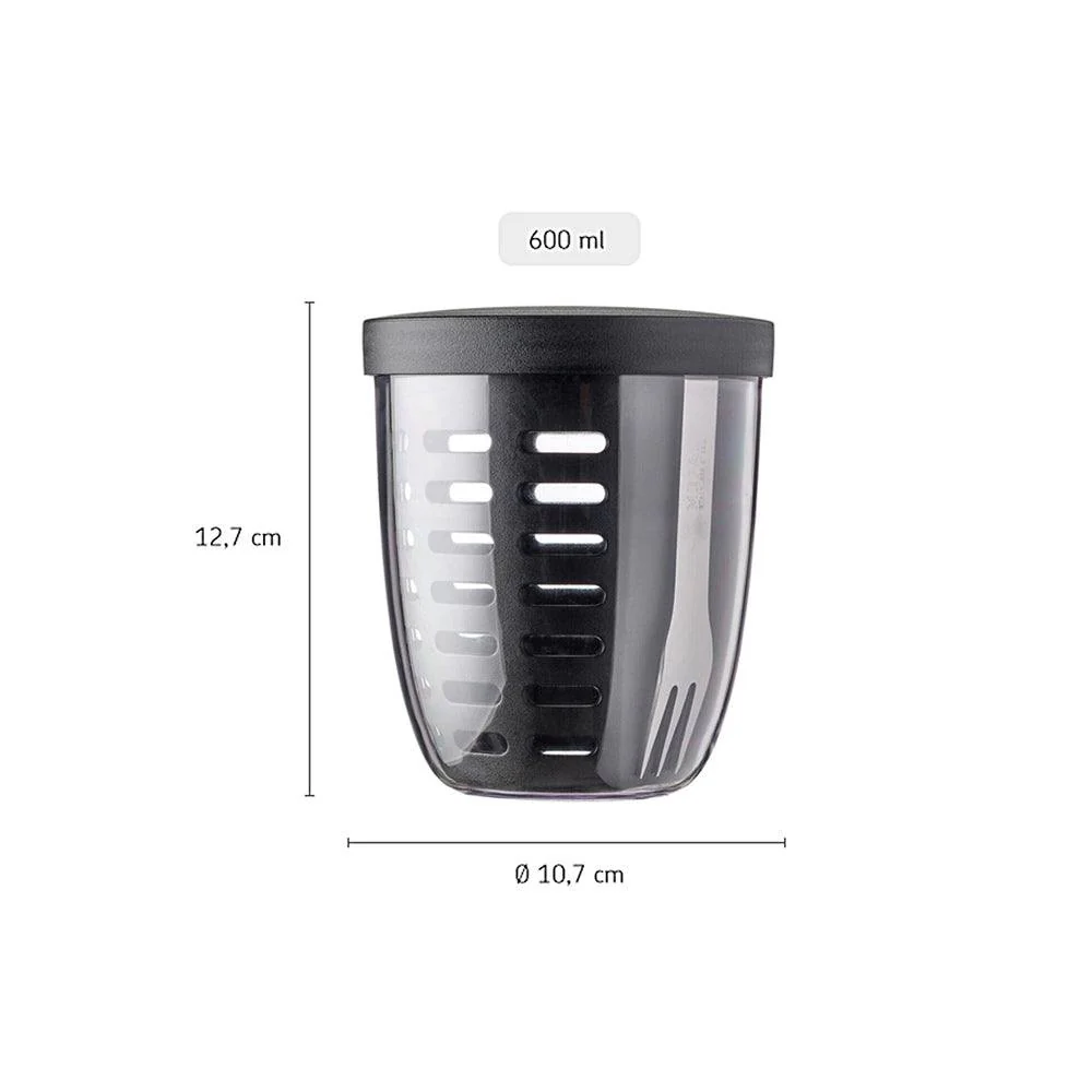 Ellipse Fruit Pot - Nordic Black - Image 5
