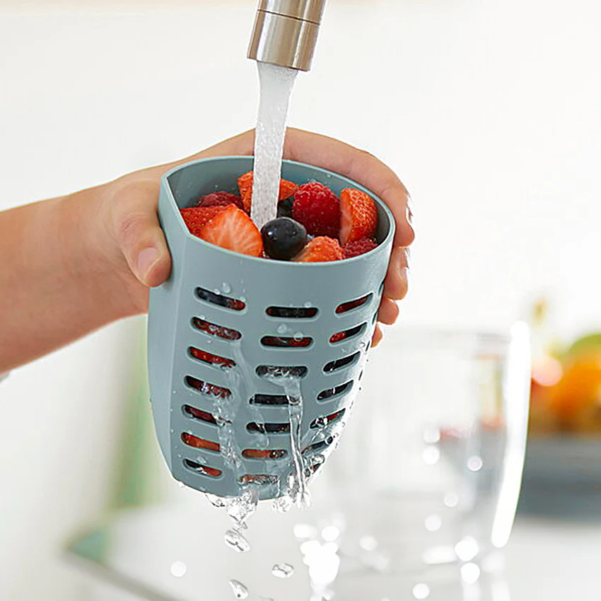 Ellipse Fruit Pot - Nordic Blue - Image 2