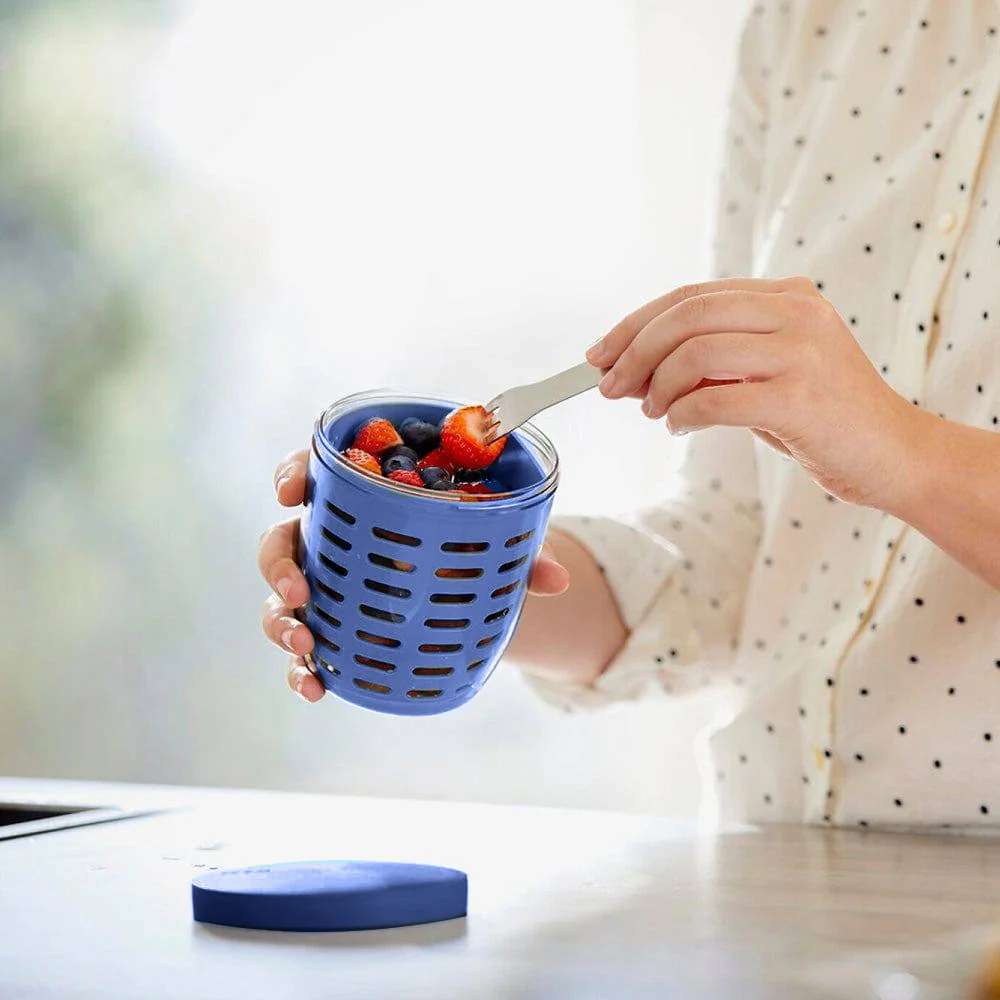 Ellipse Fruit Pot - Vivid Blue - Image 4