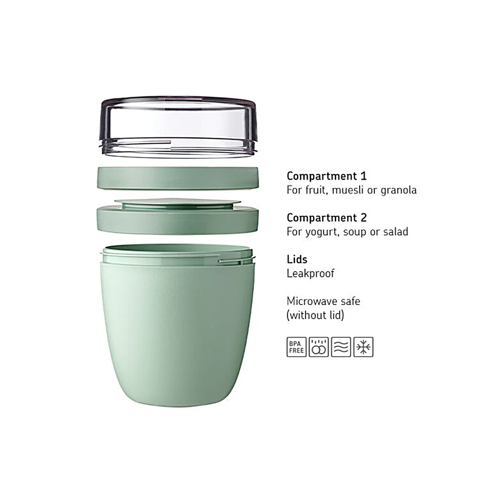 Ellipse Lunch Pot Mini - Nordic Sage - Image 4