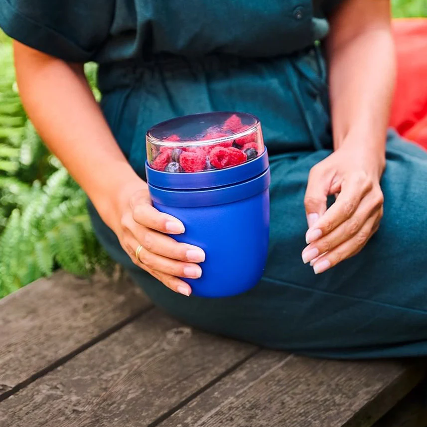 Ellipse Lunch Pot - Vivid Blue - Image 7
