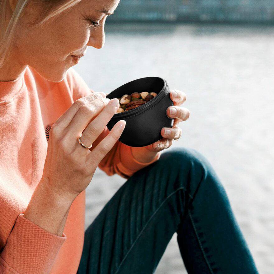 Ellipse Snack Pot 350ml - Nordic Black