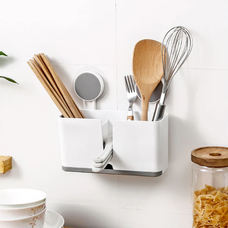 Elys Sectioned Wall Shelf - White - Image 4