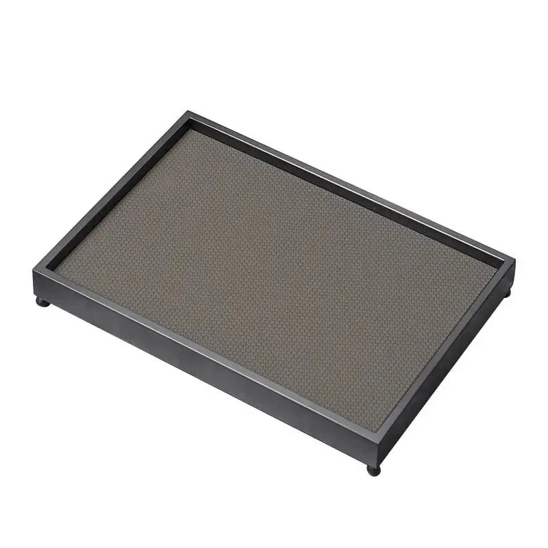 Elyx Raised Decorative Tray - Dark Grey - Image 5