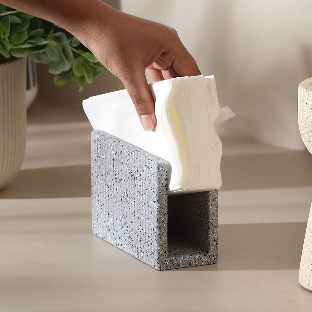 Emory Napkin Holder - Speckled Grey - Image 4