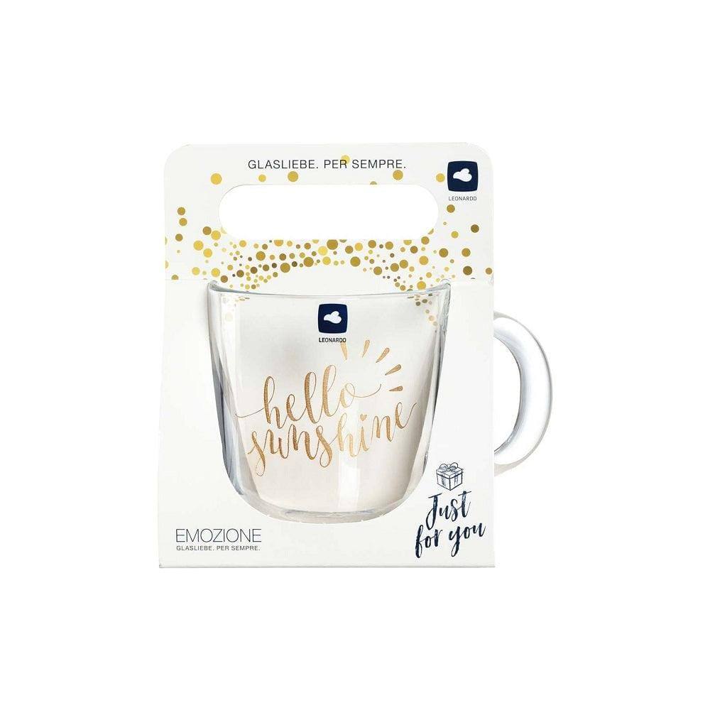 Emozione Glass Mug 400ml - Hello Sunshine - Image 4