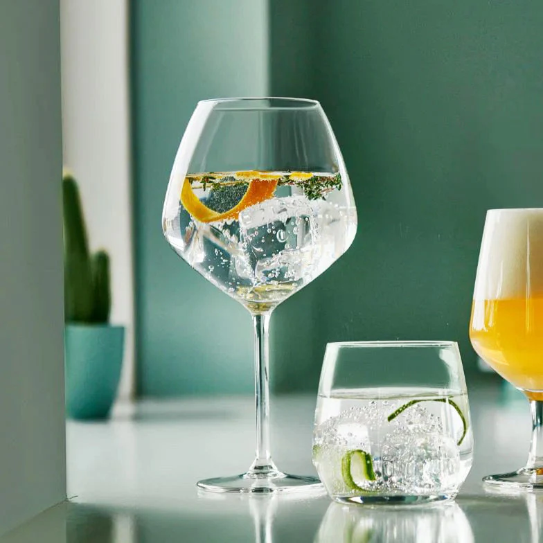 Enjoy the Moment Gin Tonic Glasses 750ml, Set of 6