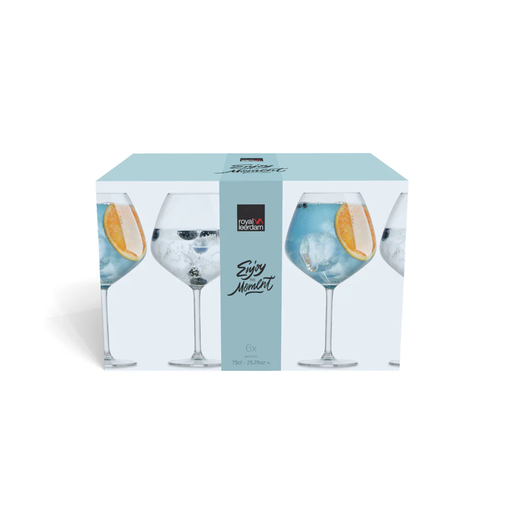 Enjoy the Moment Gin Tonic Glasses 750ml, Set of 6 - Image 3