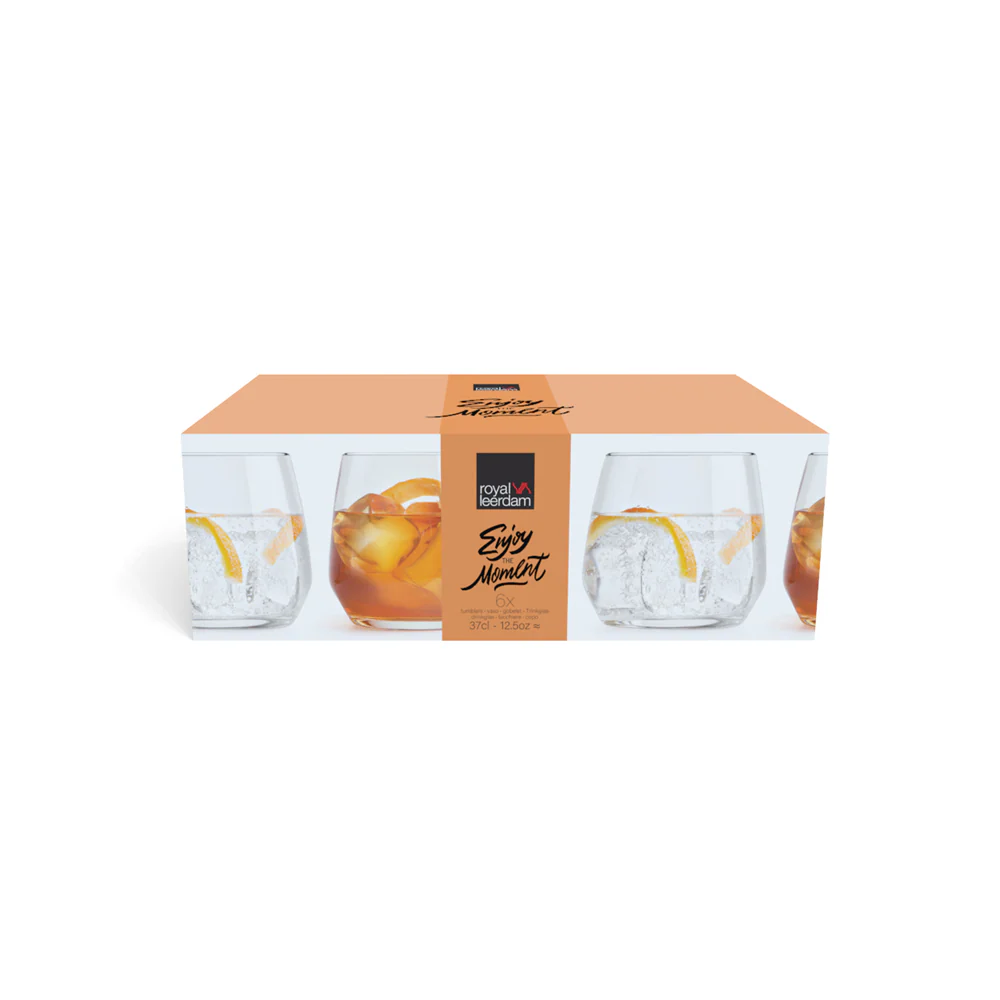 Enjoy The Moment Tumblers 370ml, Set of 6 - Image 6