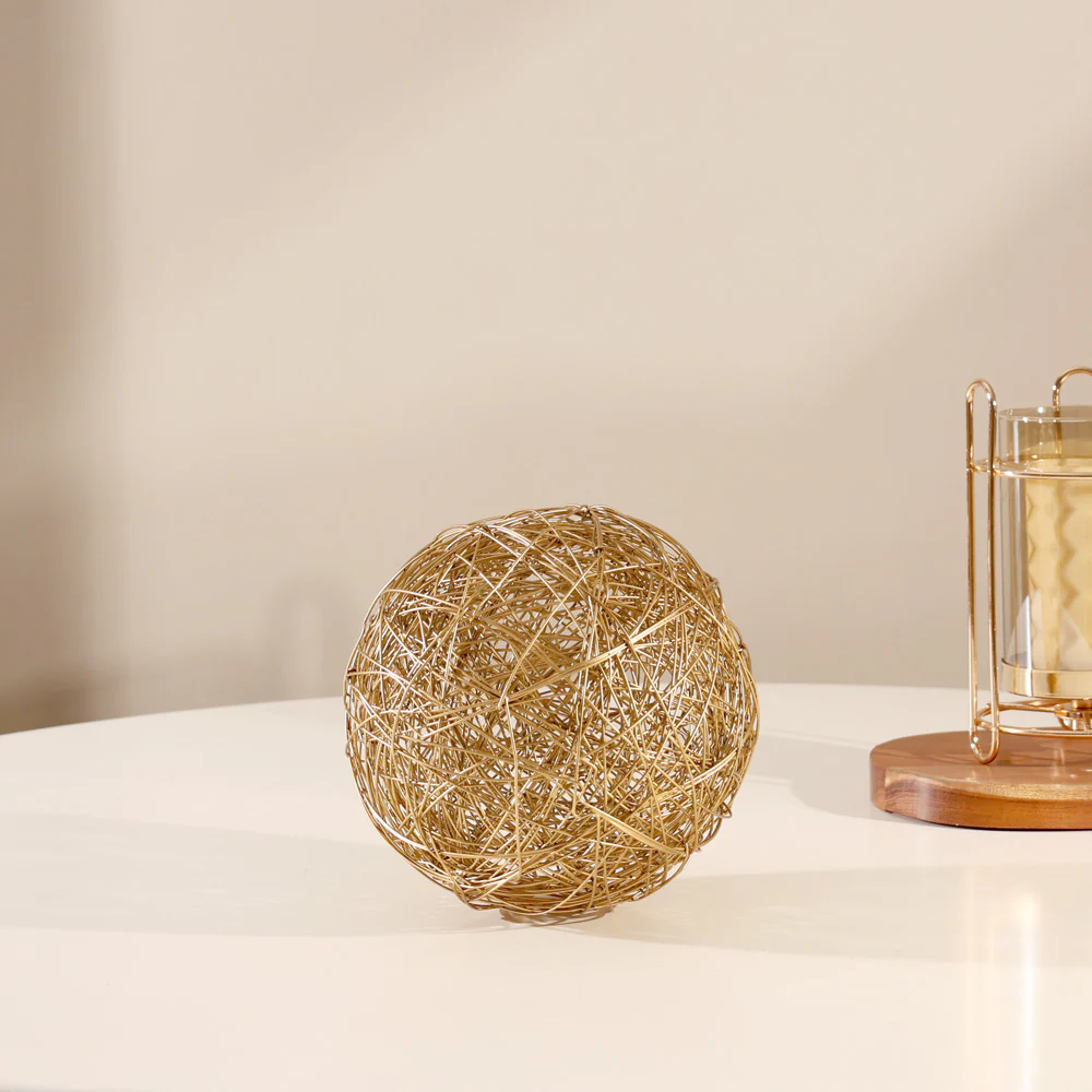 Entangle Ball Accent Small - Gold - Image 5