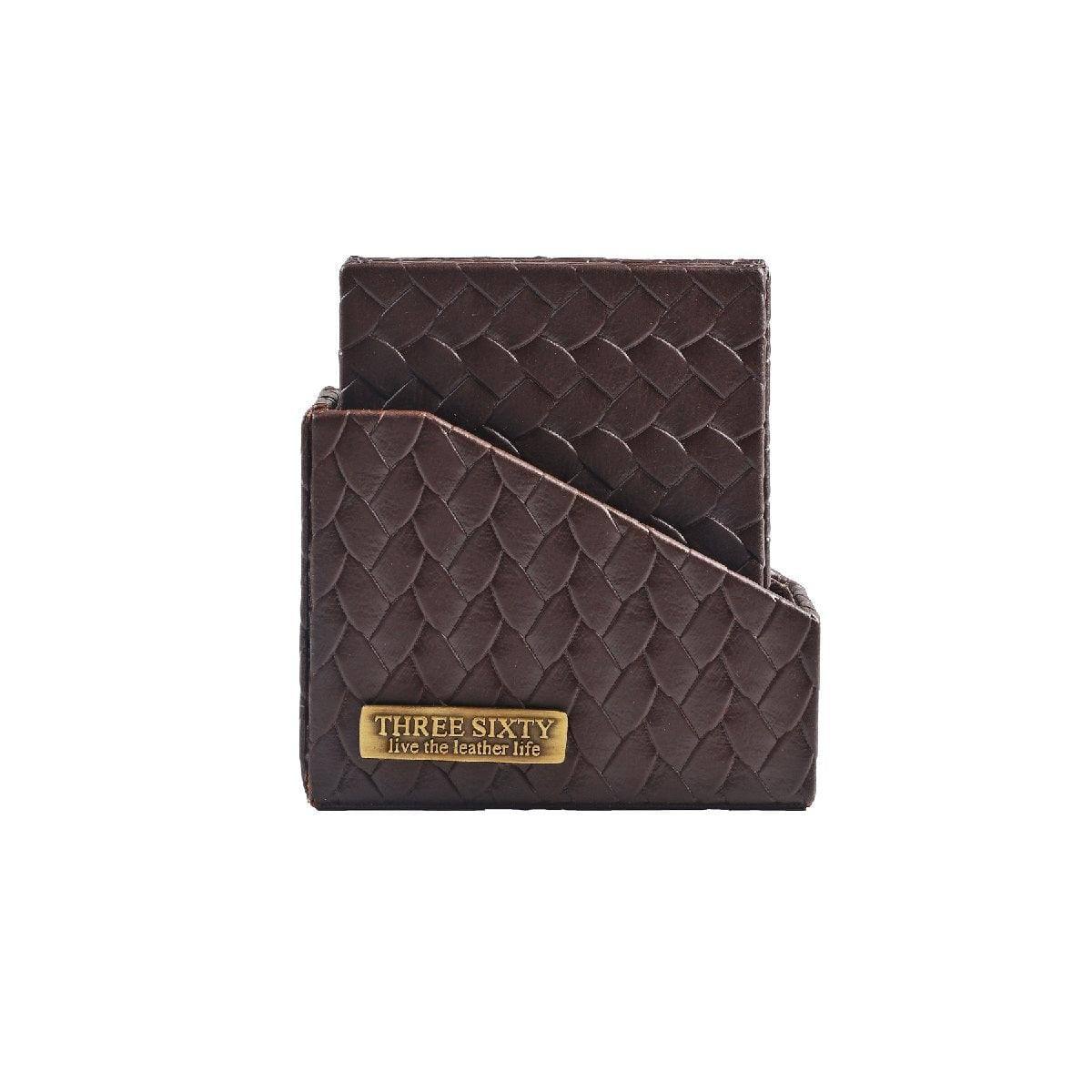 Entwine Coasters, Set of 6 - Brown - Image 8