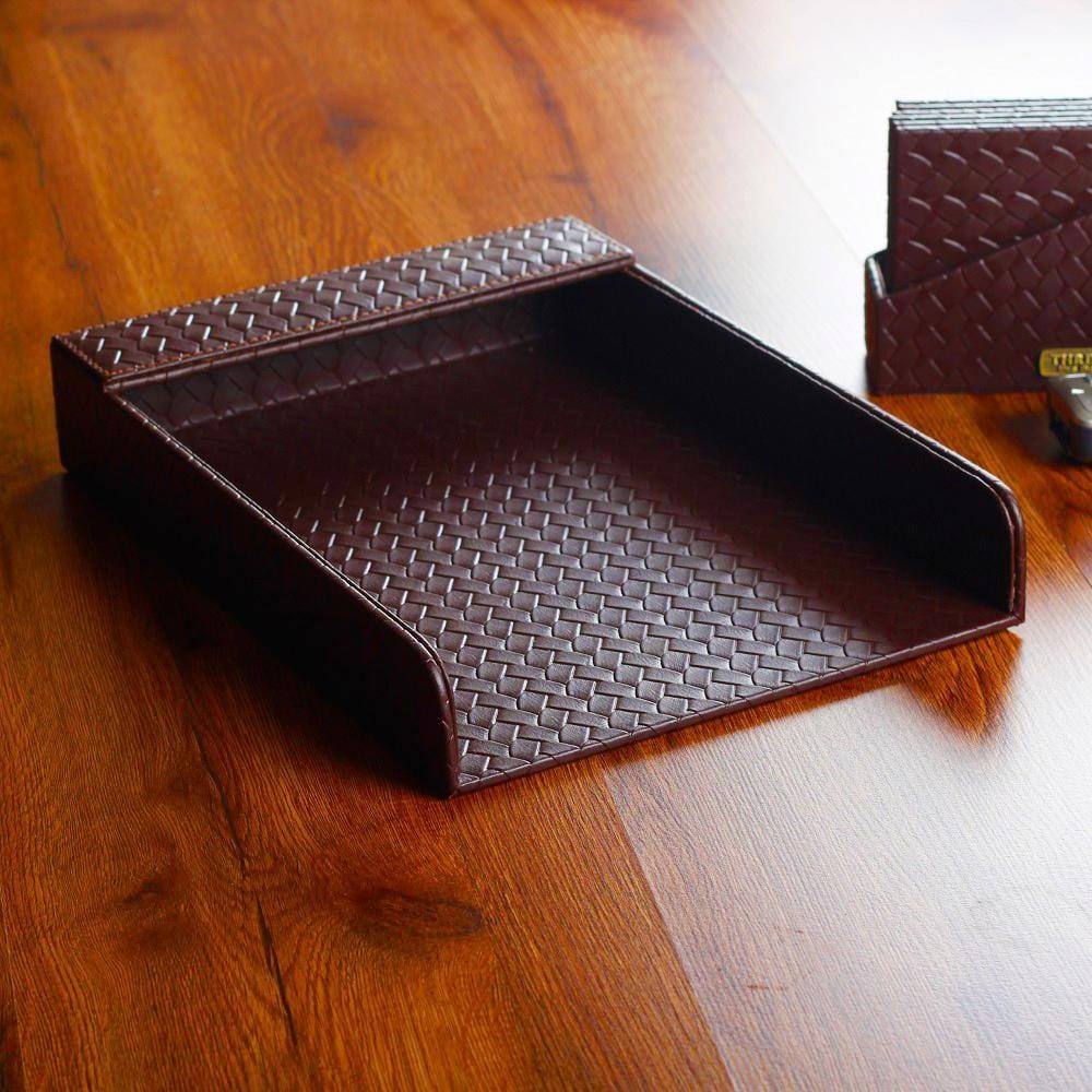 Entwine Paper Tray - Brown