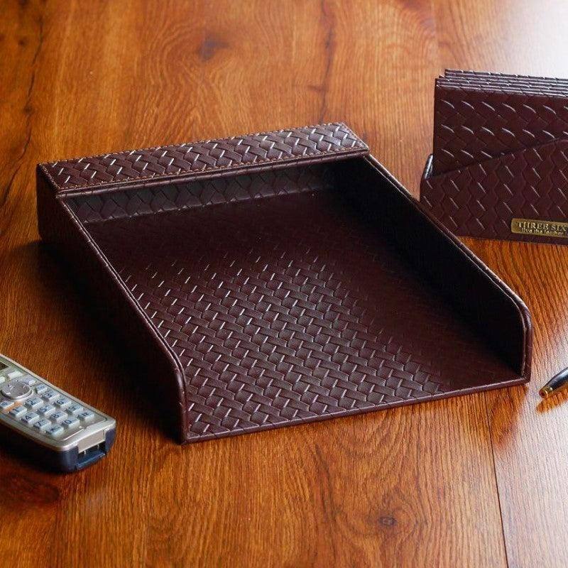 Entwine Paper Tray - Brown - Image 3