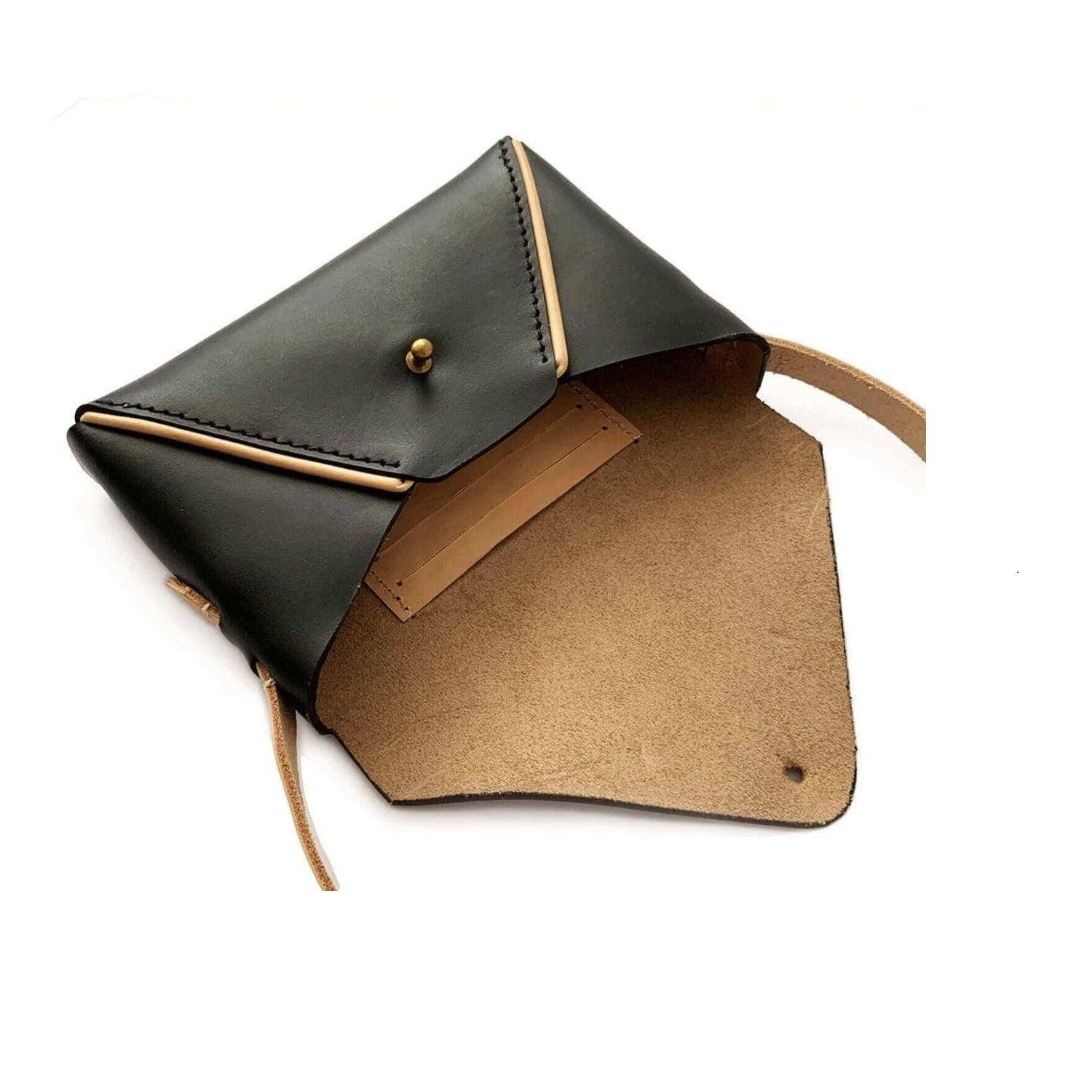 Envelope Sling Bag - Black - Image 4
