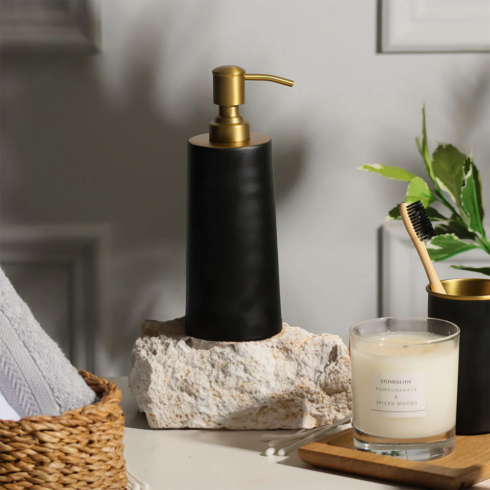 Eris Soap Dispenser - Black Gold - Image 2