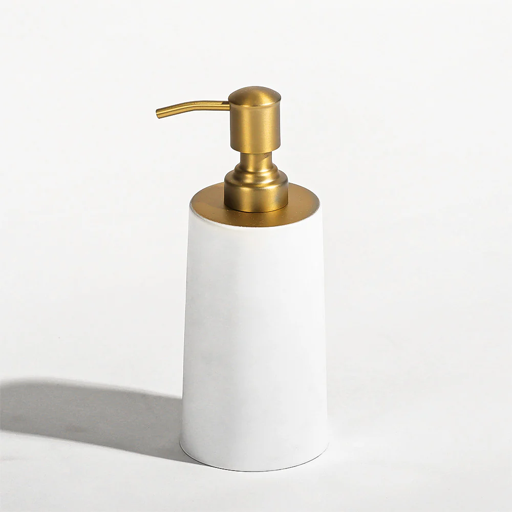 Eris Soap Dispenser - White Gold - Image 3