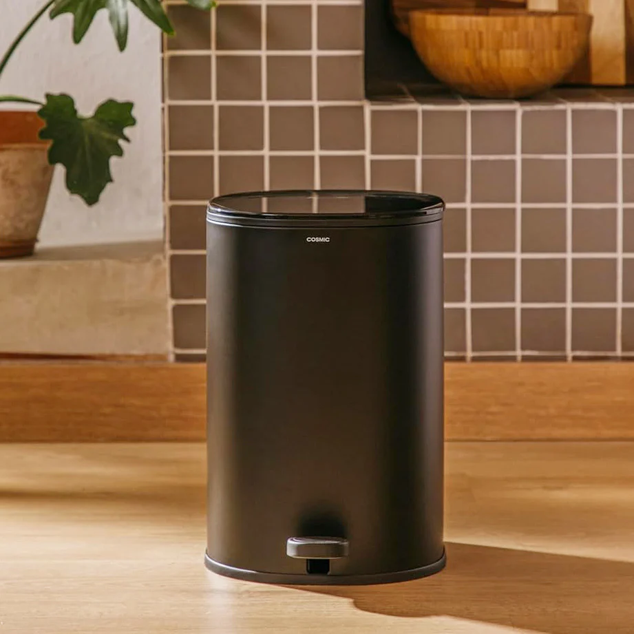 Essentials Sqround Pedal Bin 5L - Black