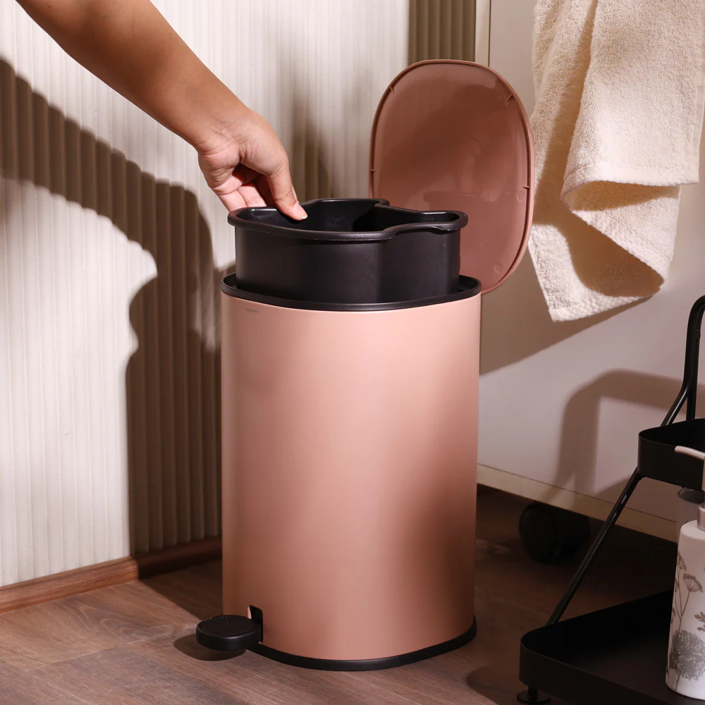 Essentials Sqround Pedal Bin 5L - Blossom - Image 4