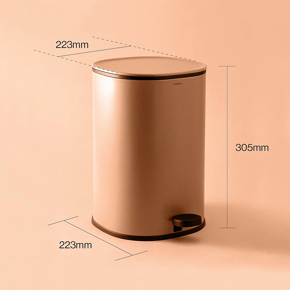 Essentials Sqround Pedal Bin 5L - Blossom - Image 8