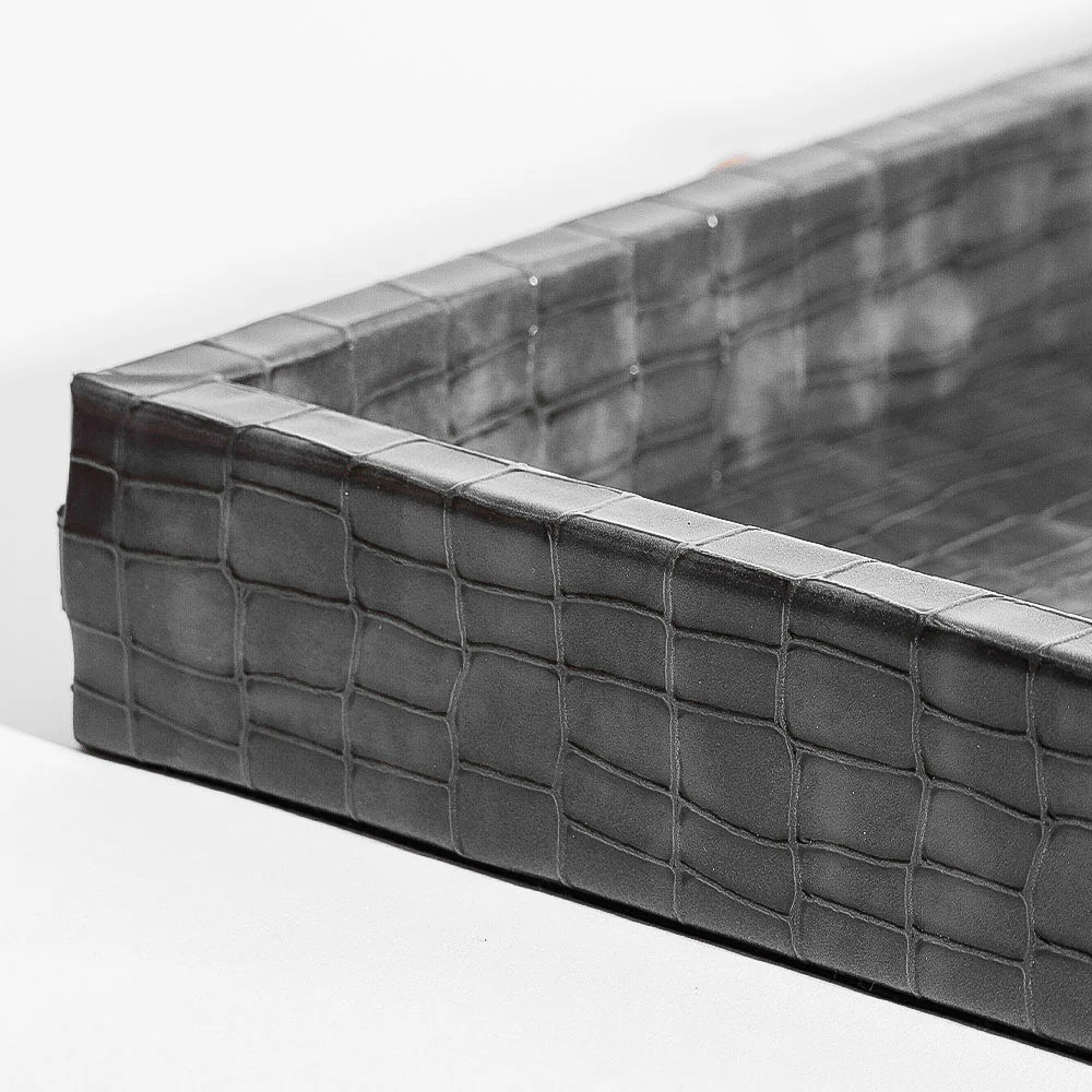 Eten Decorative Tray Large - Grey Croc - Image 7