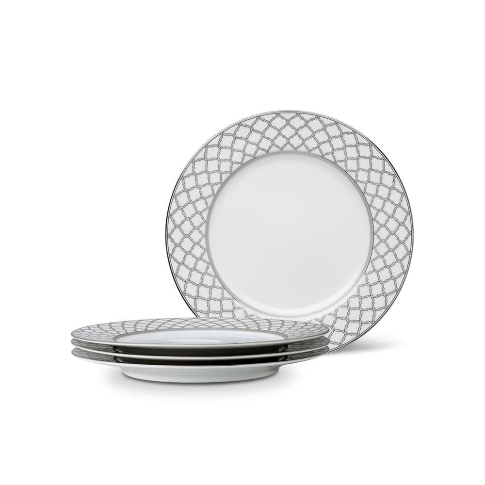 Eternal Palace Dinner Plates, Set of 4 - Platinum - Image 5