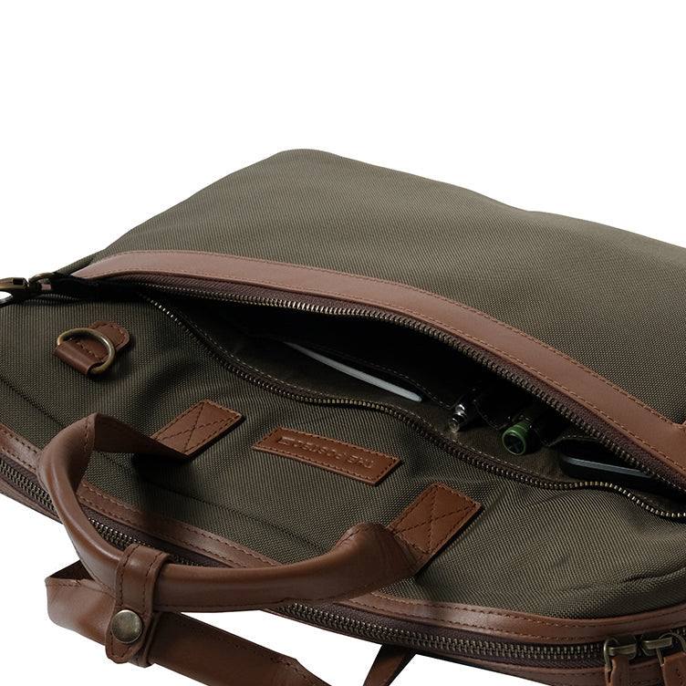 Eton Messenger Laptop Bag - Forest Green - Image 10