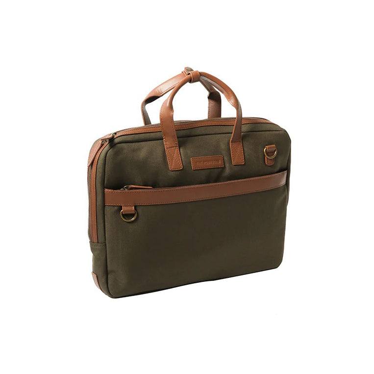 Eton Messenger Laptop Bag - Forest Green - Image 12