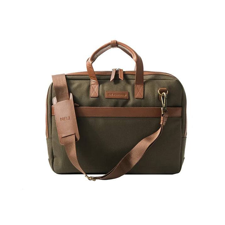 Eton Messenger Laptop Bag - Forest Green - Image 2