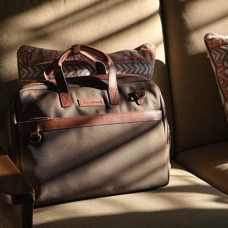 Eton Messenger Laptop Bag - Forest Green - Image 3