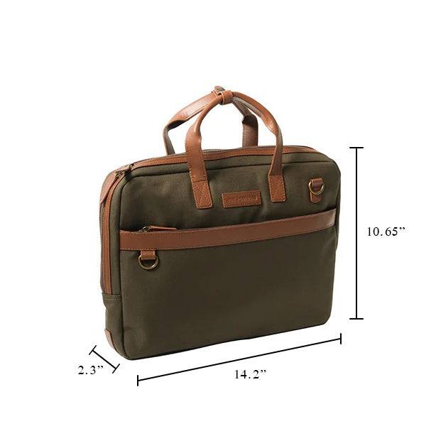 Eton Messenger Laptop Bag - Forest Green - Image 8