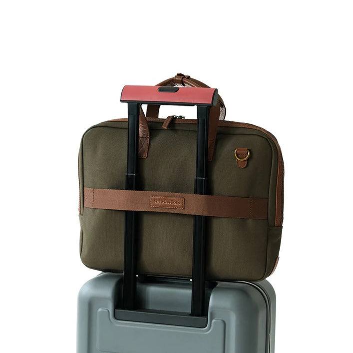 Eton Messenger Laptop Bag - Forest Green - Image 9