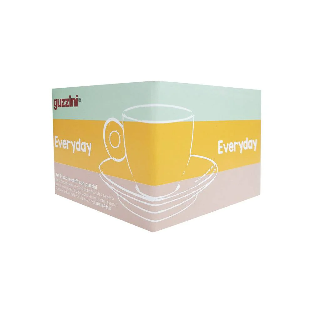 Everyday Espresso Cups with Saucer, Set of 2 - Green - Image 5