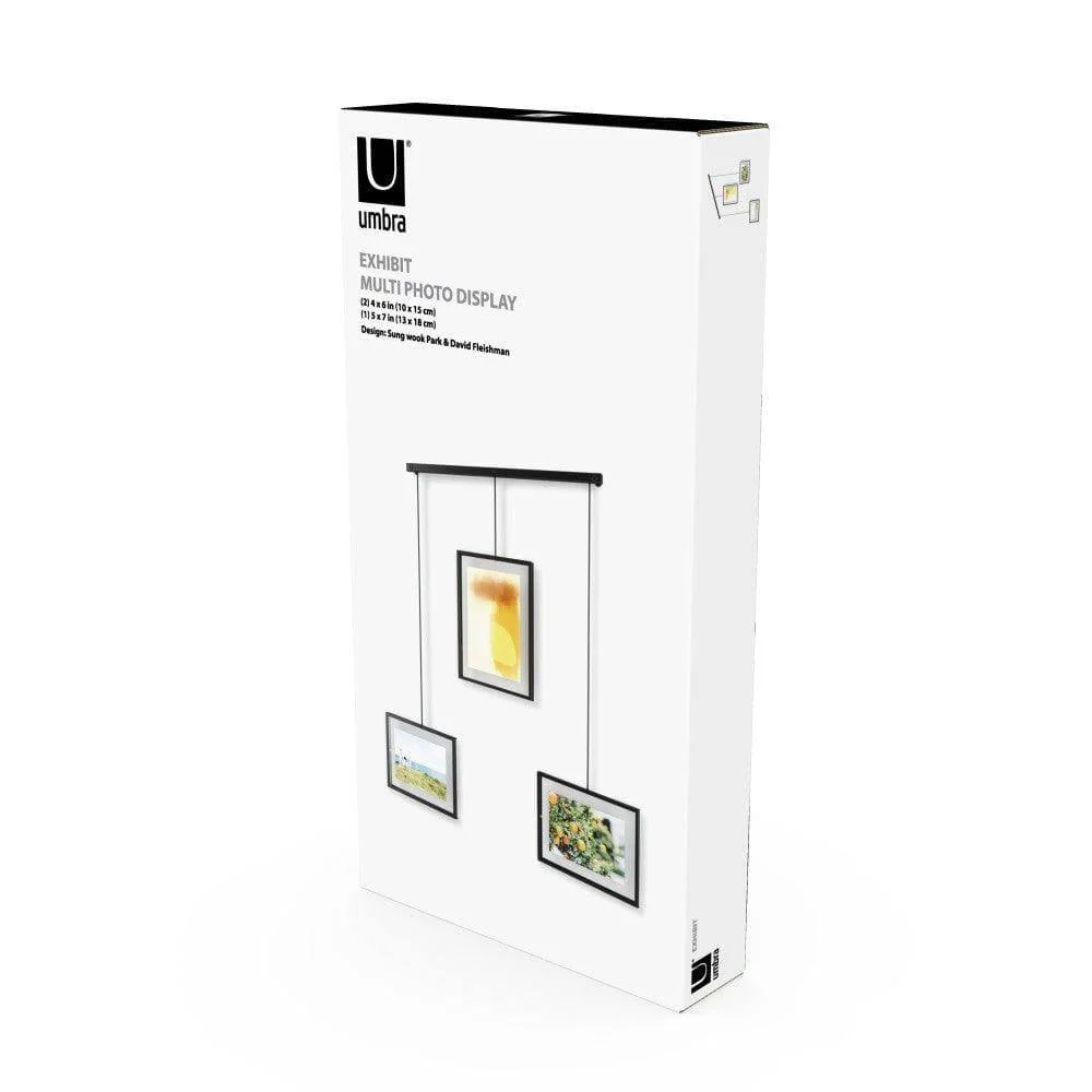 Exhibit Photo Display, Set of 3 - Black - Image 5